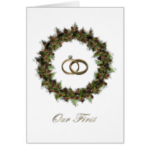 Verheiratete 1. Weihnachtskarte - Pinecone