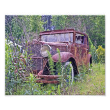 Verlassenes Auto Kunstphotos