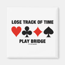 Verlieren Sie Bahn der Zeit-Spiel-Brücke (Karten-A Kühlschrankmagnete