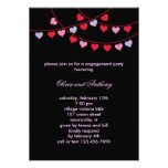 Verlobungs-Party Einladung des Valentines Tages