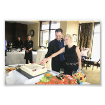 VERLOBUNGS-PARTY: SHANE UND STEFFIE AUSSCHNITT-KUC FOTOGRAFISCHER DRUCK