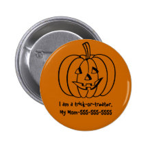 Verloren Trick-oder-Treater Button