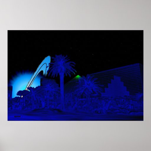 Verlorener Vegas Posterdruck