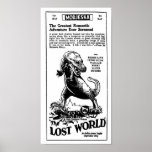 Verlorener WeltArthur Conan Doyle-Roman 1925 Plakate