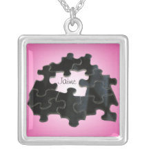 Vermisstes Puzzlespiel-Stück Selbst Gestalteter Schmuck