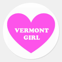 Vermont Girl Sticker