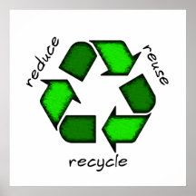Verringern Sie, Wiederverwendung recyceln Plakat