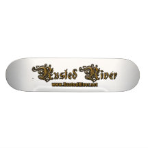 Verrostetes Fluss-Skateboard Personalisierte Skatedecks