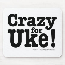 Verrückt für UKE Designer-Mausunterlage Mousepad