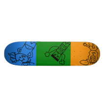 verrückt skateboard deck
