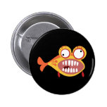 Verrückte Fische Anstecknadelbuttons
