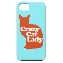 VERRÜCKTE Hülle FÜR KATZEN iPhone 5 Etui