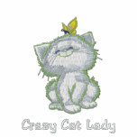 Verrückte Katzen-Dame
