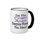 Verrückte Tante Mug Kaffee Tassen