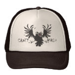 Verrückter Vogel! Raben-Hut Baseball Cap