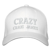 Verrücktes Craig James Bestickte Baseballcaps