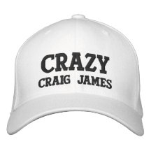 Verrücktes Craig James Bestickte Baseballmütze