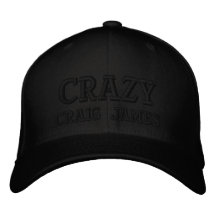 Verrücktes Craig James Bestickte Caps