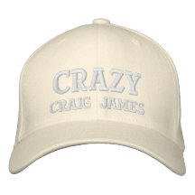 Verrücktes Craig James Bestickte Kappen