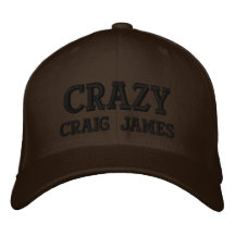 Verrücktes Craig James Bestickte Mütze