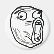 Verrücktes Lol Comic Meme Magnets