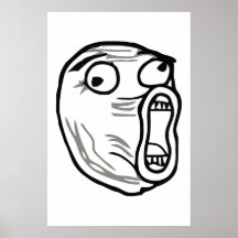Verrücktes Lol Comic Meme Plakatdrucke