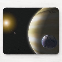 verrücktes Meloneraum mousepad