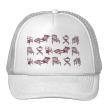 Verschiedene Stühle Baseballcap