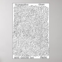 Verschlechterungs-Labyrinth Posterdruck