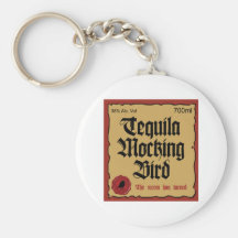 verspottender Vogel des Tequila Schlüsselanhänger