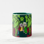 Versteckte Blumen Kaffee Haferl