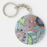Verstecktes Kaninchen Keychain Schlüsselband