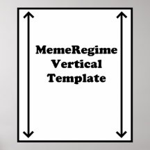 Vertikale Schablone Plakatdrucke