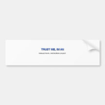 Vertrauen Sie, dass ich ich ein industrieller Biol Autosticker