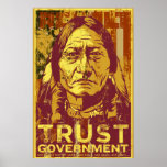 Vertrauen Sie dem Regierungs-Plakat