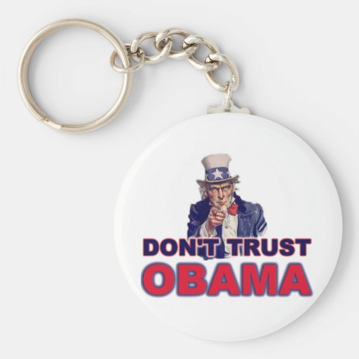 Vertrauen Sie nicht Obama Schlüsselband