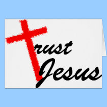 Vertrauens-Jesus-Kreuz karten