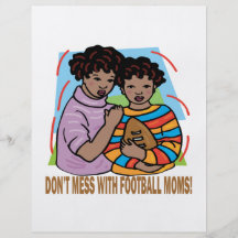 Verwirren Sie nicht mit Fußball-Mammen Flyerdruck