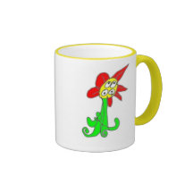 Verwirrte Blume Kaffeehaferl