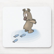 Verwirrter Bär Mousepads