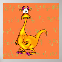 Verwirrter Drache Poster