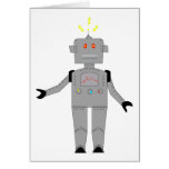 verwirrter Roboter Grußkarten