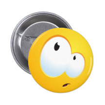 Verwirrtes Lächeln Anstecknadelbutton
