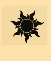 Verwirrtes Sun-T-Shirt