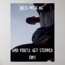 Verwirrung mit mir und Ihnen erhält… getreten Posterdrucke
