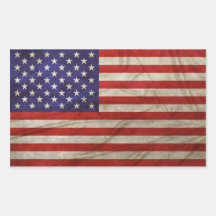 Verwitterte amerikanische Flagge Aufkleber