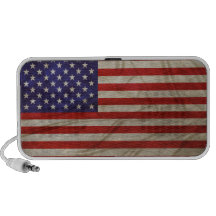 Verwitterte amerikanische Flagge Mp3 Speaker