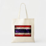 Verwitterte Thailand-Flagge Einkaufstasche