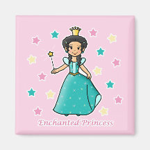 Verzauberte Prinzessin Kühlschrankmagnet