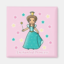 Verzauberte Prinzessin Kühlschrankmagnet